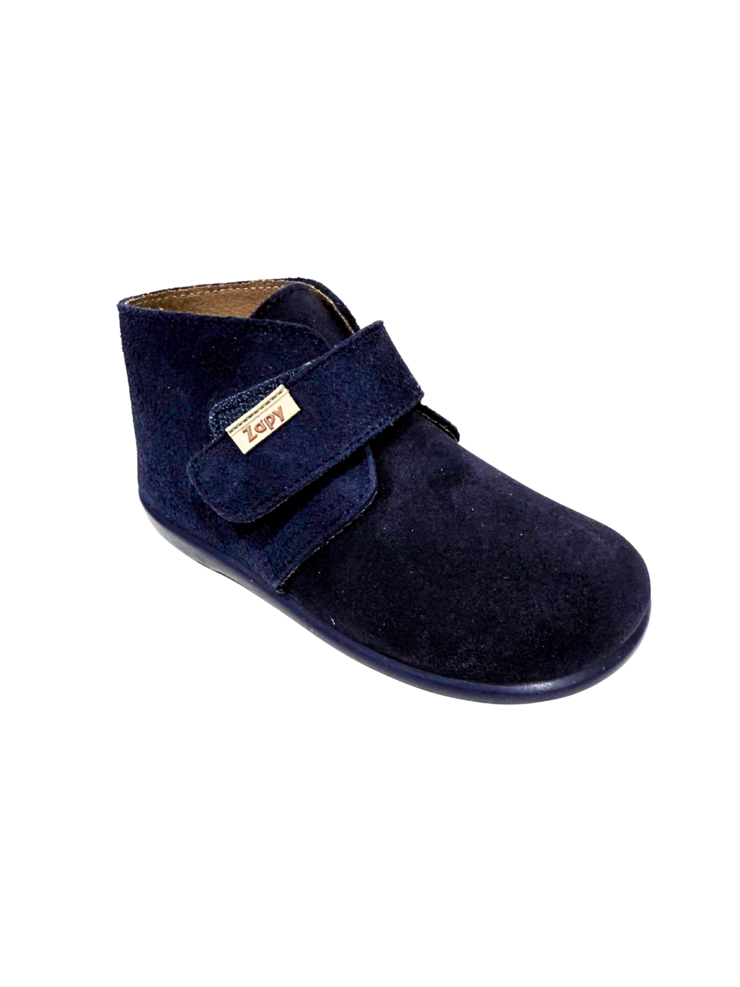 Bota de ante azul