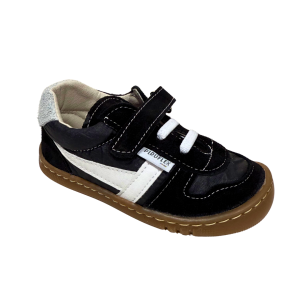 Piel, ante y derrame negro y blanco.