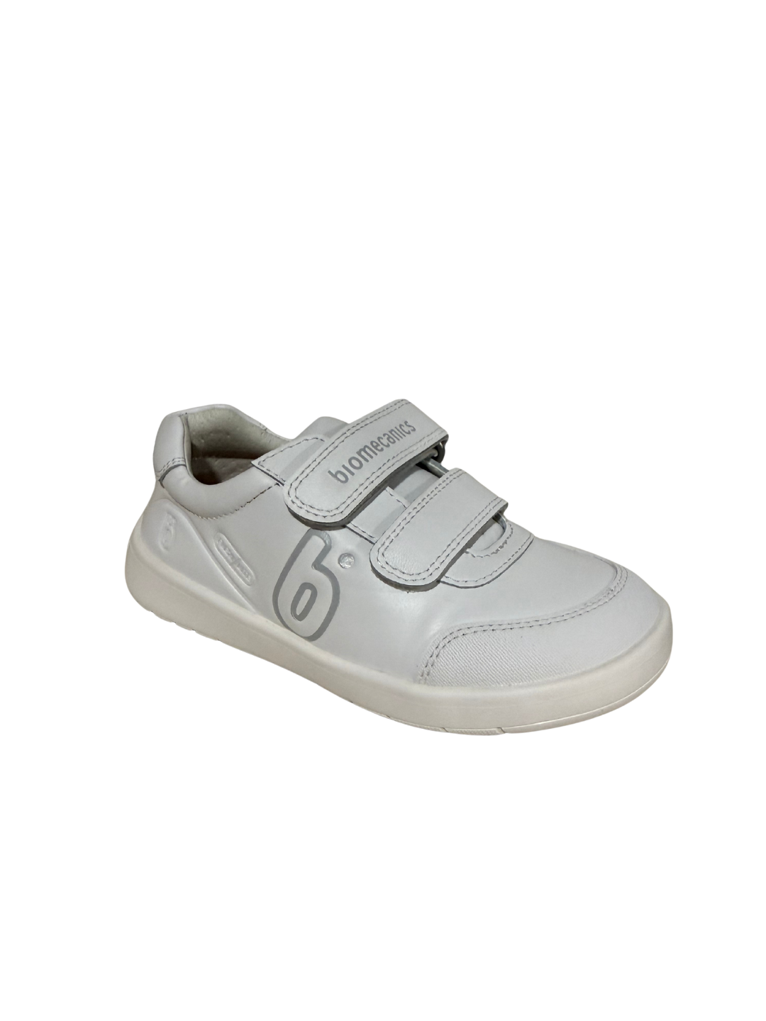 zapatilla piel blanca b biomecanic
