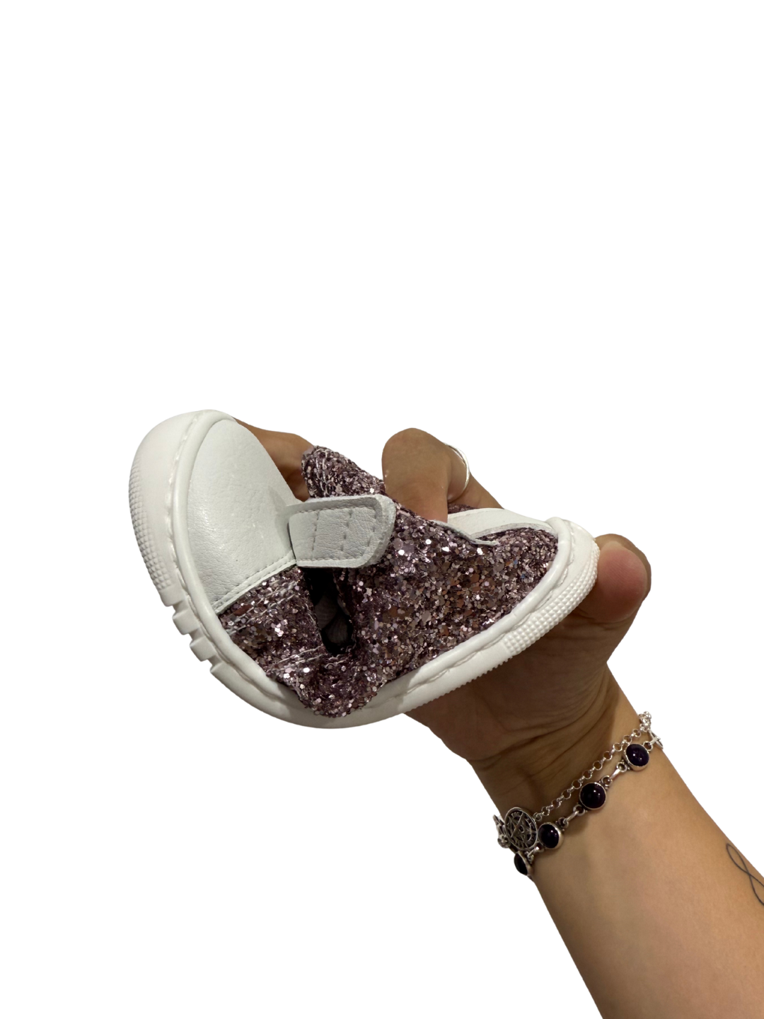 Zapatilla piel y glitter piruflex - Imagen 3