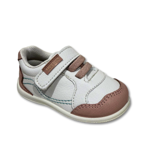 Calzado bicolor piel